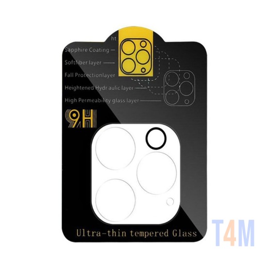 Protector de Lente de Cámara de Vidrio Templado para iPhone 14 Pro/14 Pro Max Transparente